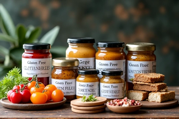 Imagen de alimentos sin gluten o sin lactosa