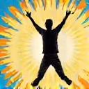 Ilustración de una persona con energía y vitalidad, representando resultados duraderos.